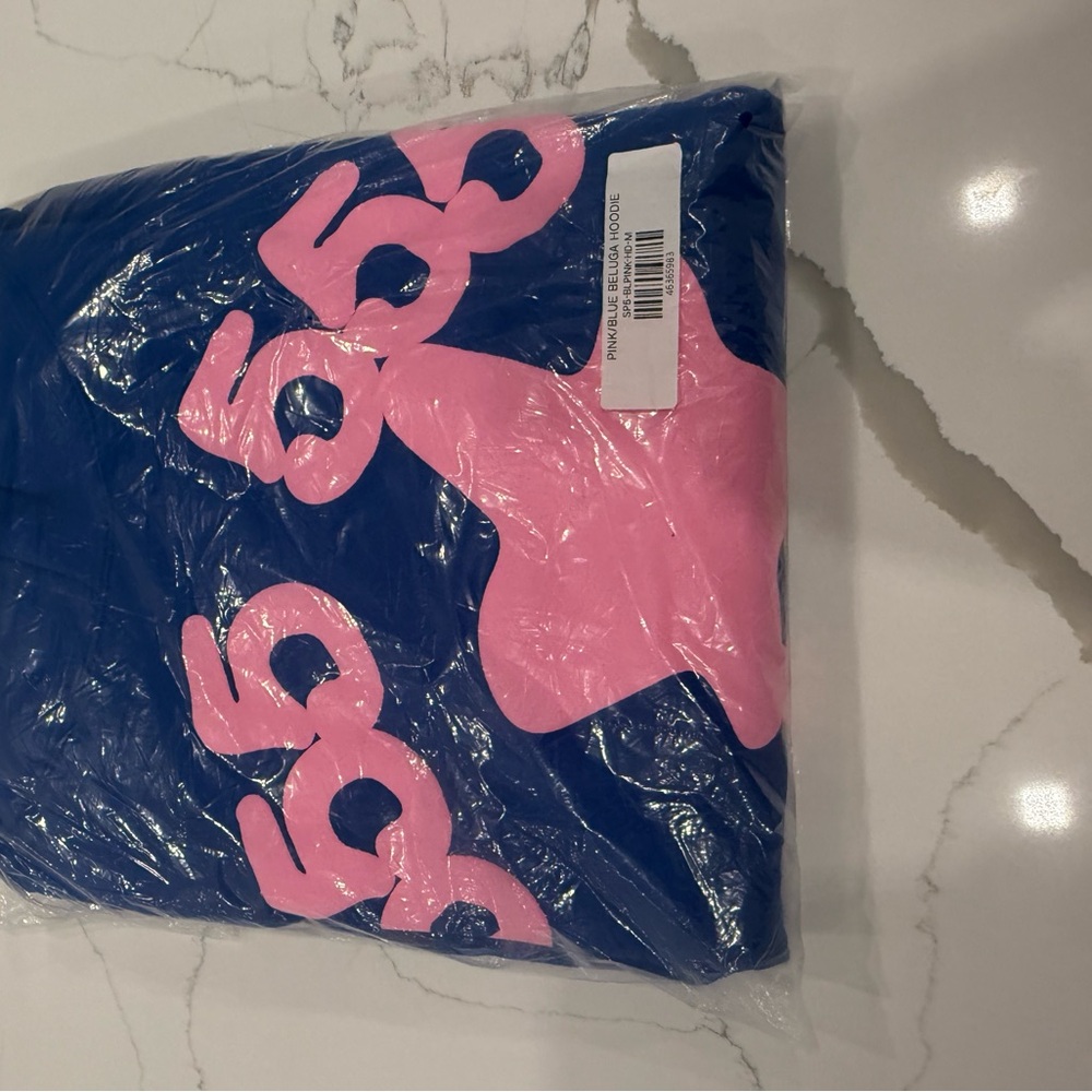 Blue and Pink Graphic Men's Apparel